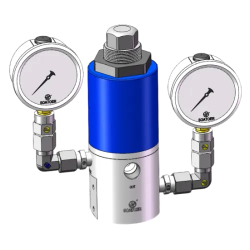 GPRV Material Pressure Regulator for even conveying, dosing and spraying
