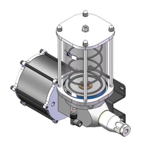 POG-Grease pneumatic single-line grease pump