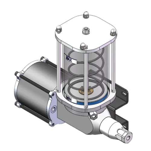 SPOG-G pneumatic single-line grease pump
